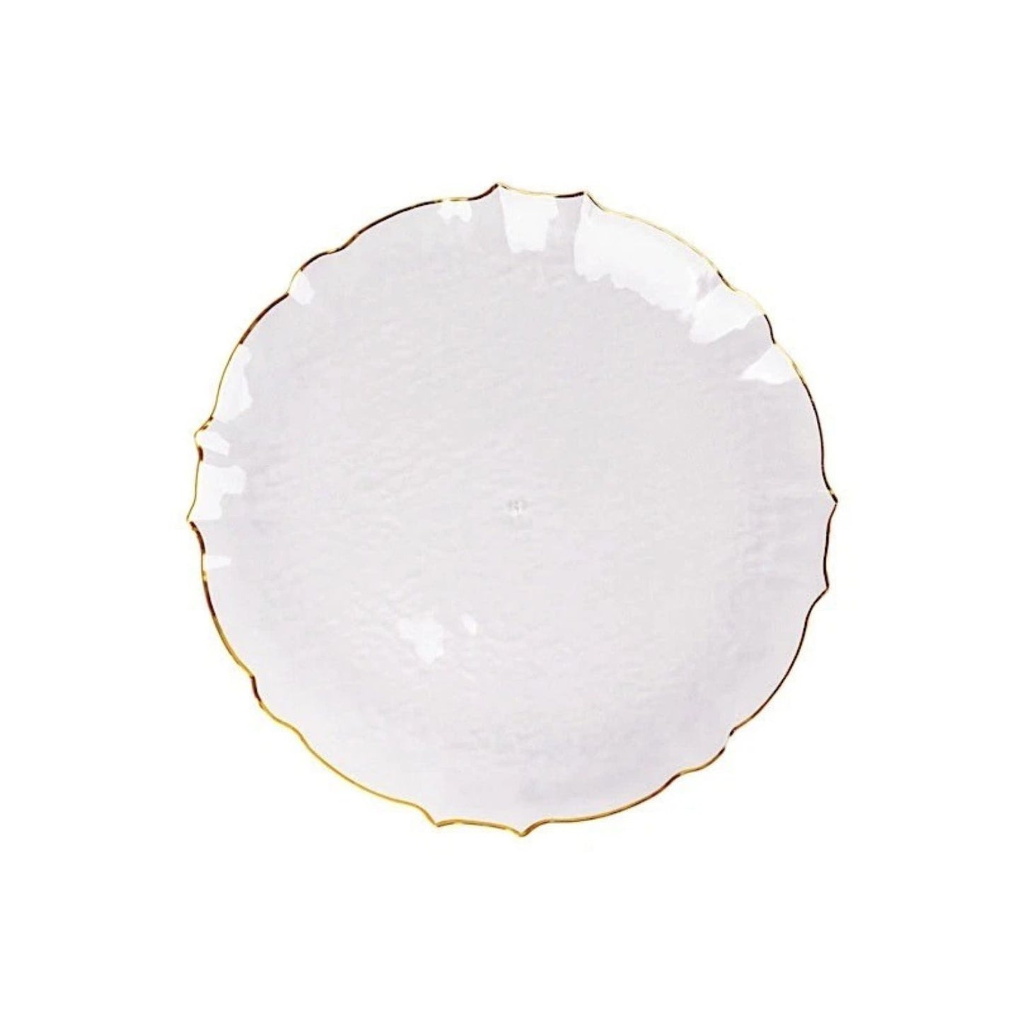 Home Collection 10-Pack Clear Plastic Dinner Salad Plates 7"