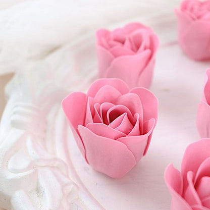 Home Collection Pack of 24 Scented Rose Soap Gift Boxes with Ribbons