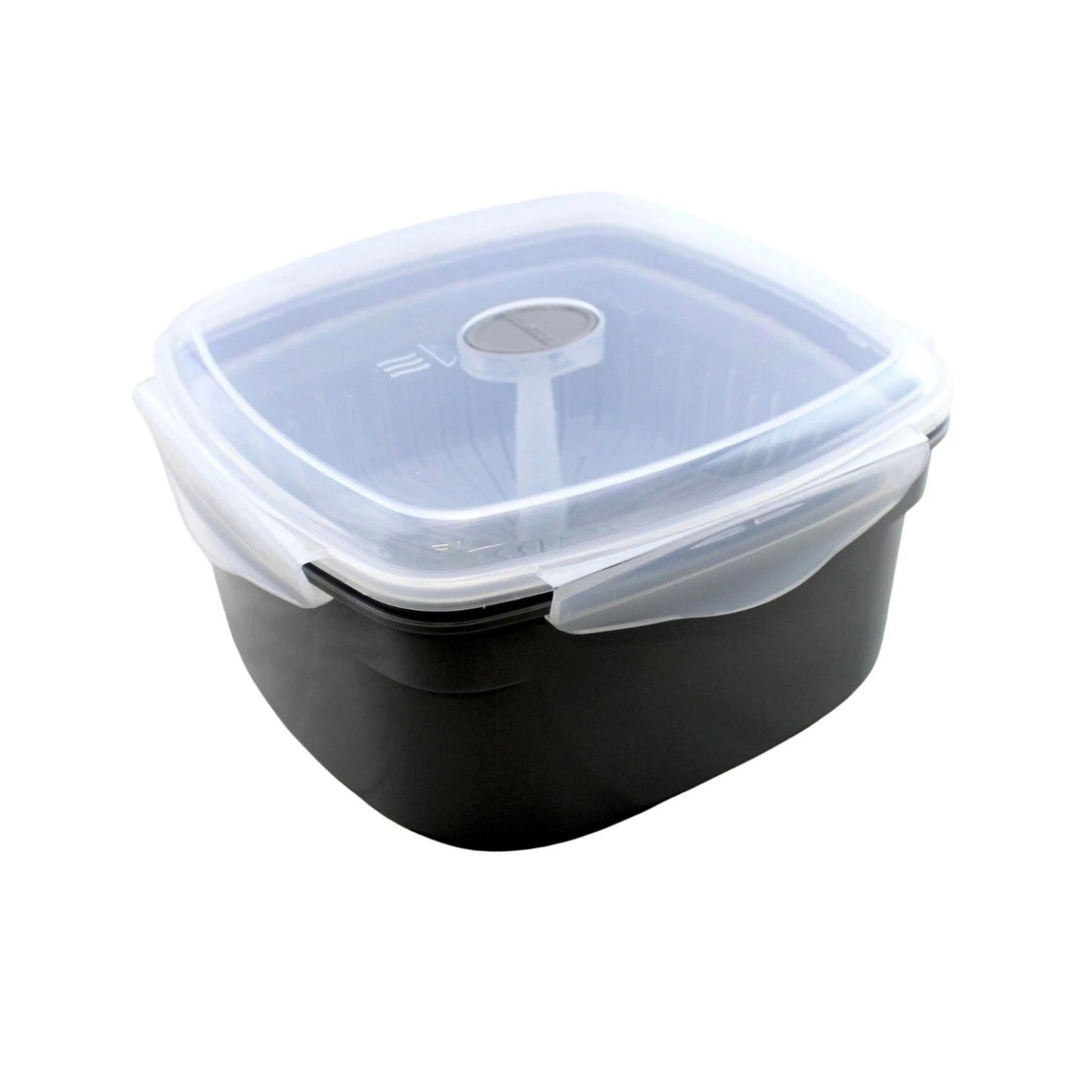 Home Collection Microwave Vegetable Steamer Cooker Grey