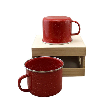 Home Collection 2-Pack 16 oz Enamel Mugs