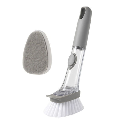 Home Collection 2 in 1 Soap Dispensing Dish Brush with Refill Head