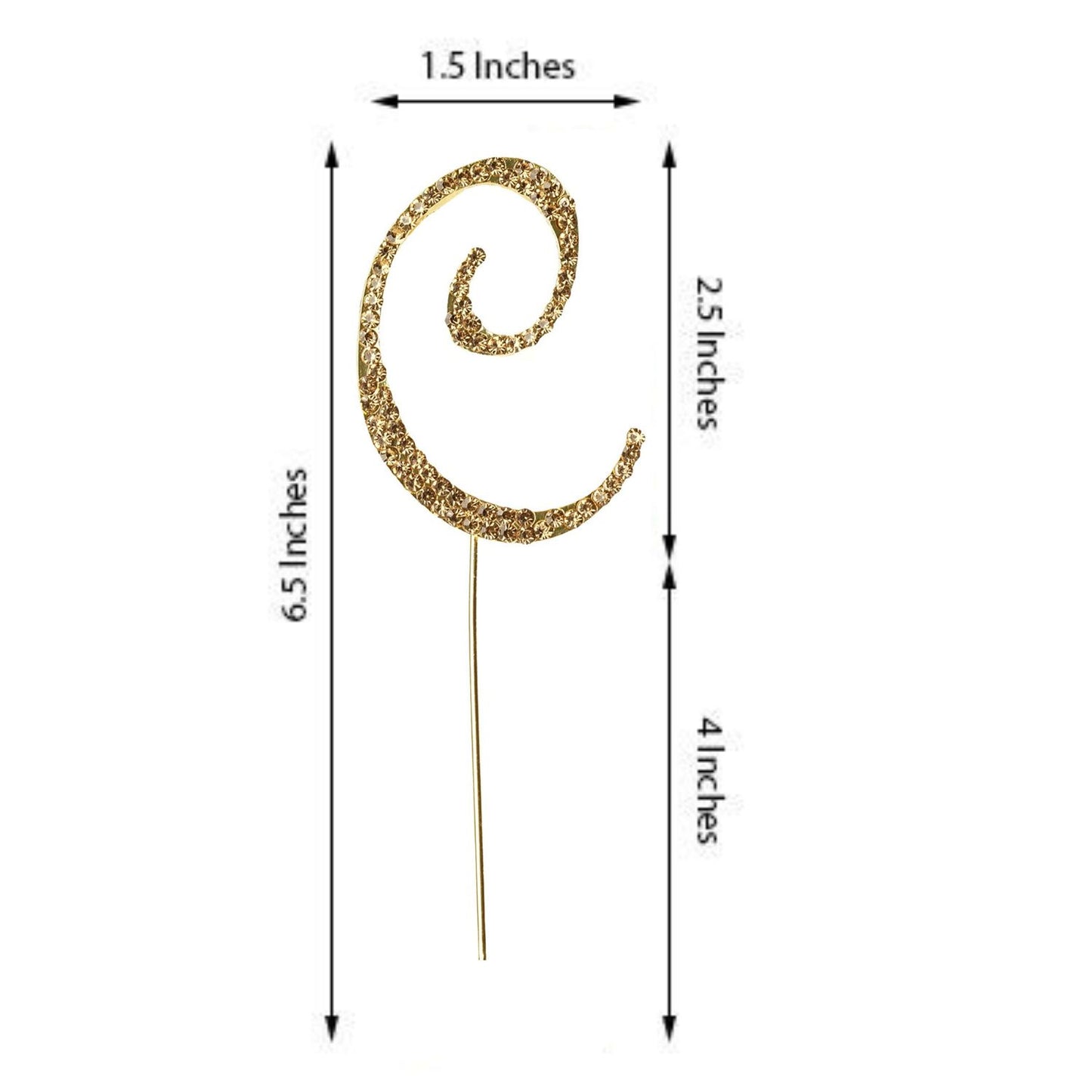 Home Collection Letter Crystal Rhinestone Cake Topper 2.5 Inch