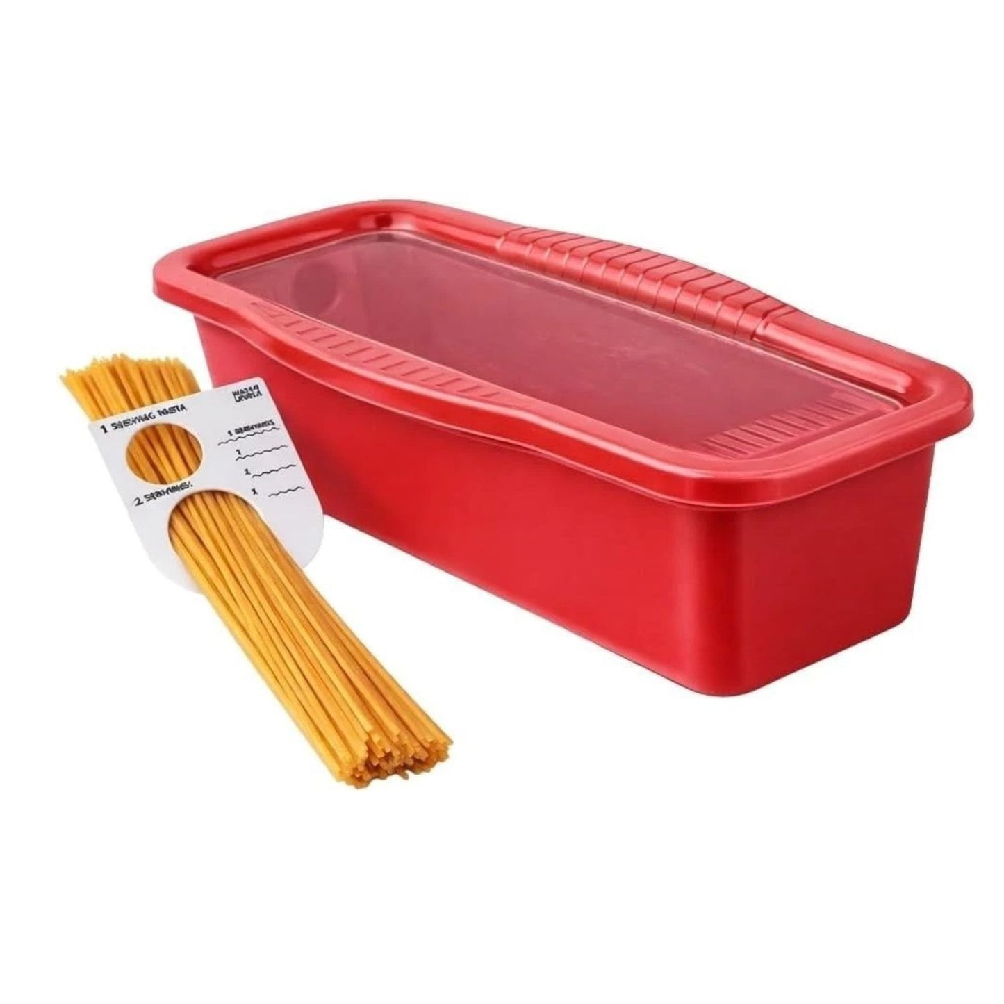 Home Collection Non-Stick Microwave Pasta Cooker with Portion Tool