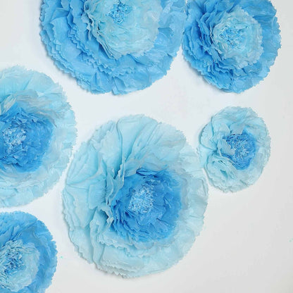 Home Collection Pack of 12 Large Carnation Paper Tissue Flowers
