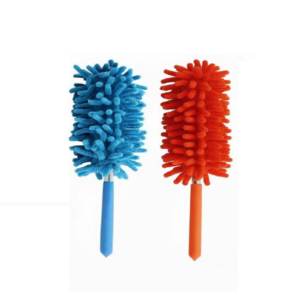 Home Collection Pack of 2 Telescopic Microfiber Dusters Extendable Cleaning Tool