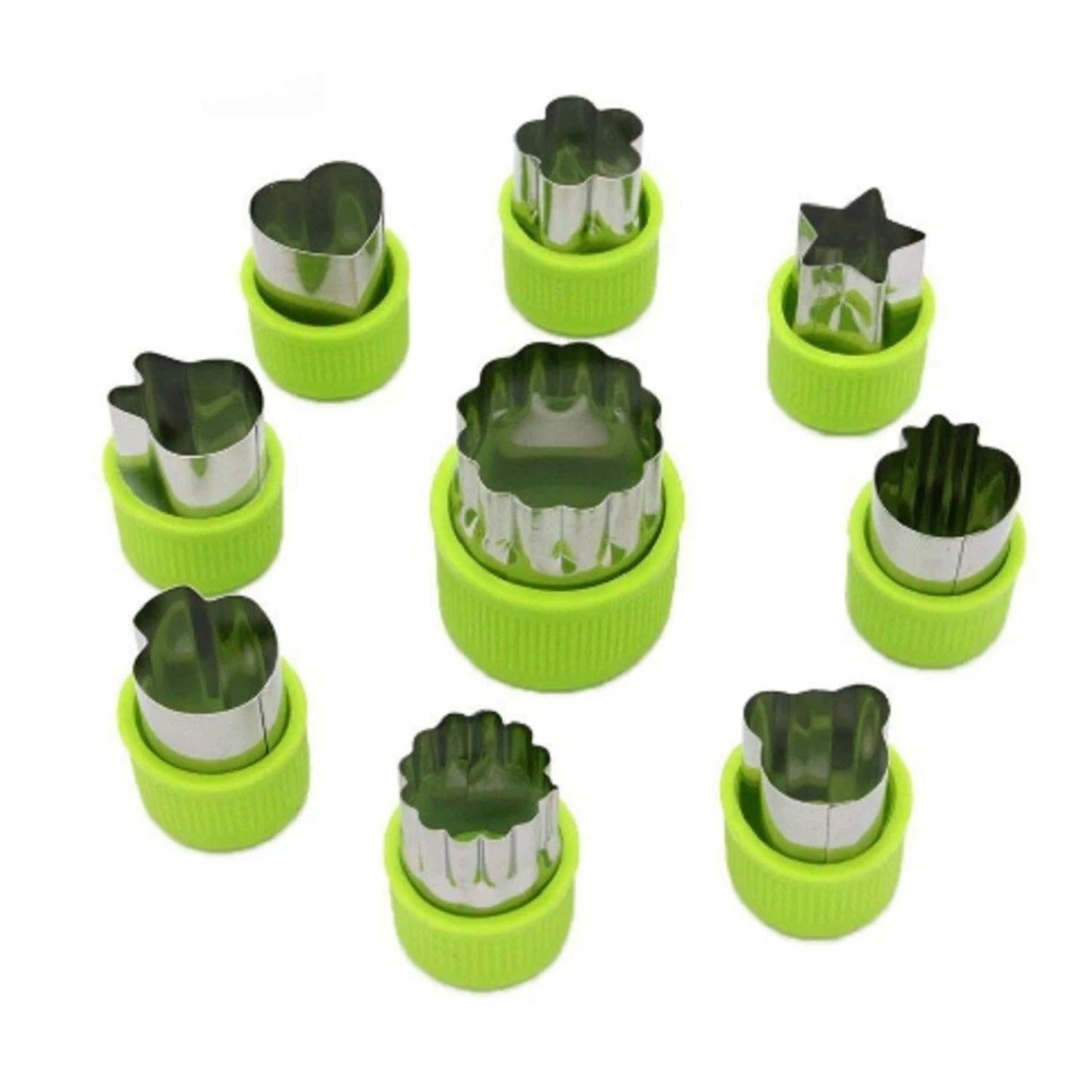 Home Collection Pack of 9 Fruit and Vegetable Cutter Set