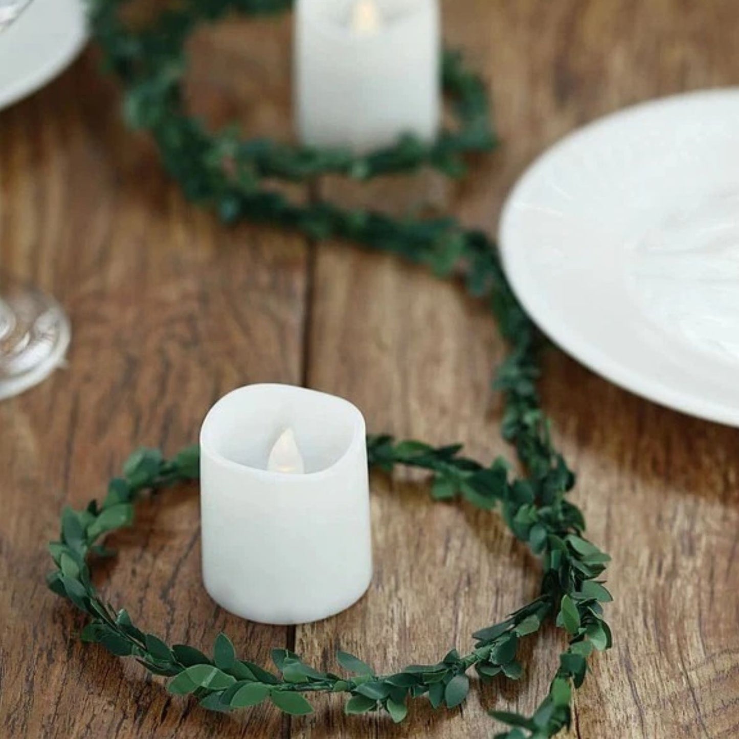 Home Collection Green Artificial Mini Foliage Garland 18ft