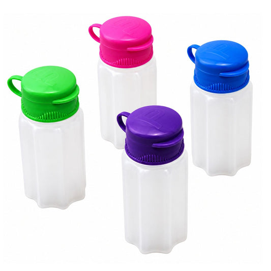 Home Collection Pack of 4 Mini Salt and Pepper Shakers with Snap Lids