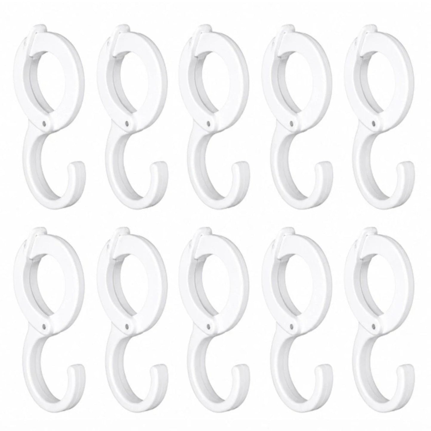 Home Collection Pack of 10 Table Edge Clip Hooks Windproof Hanger Clamps