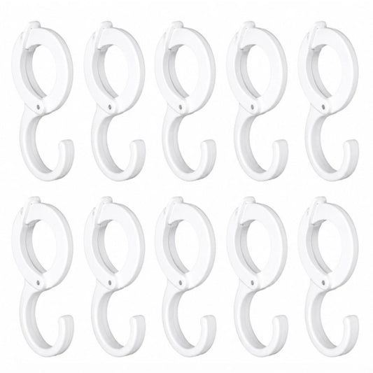 Home Collection Pack of 10 Table Edge Clip Hooks Windproof Hanger Clamps