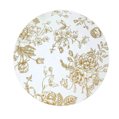 Home Collection Pack of 10 White Cardboard Paper Placemats 13 Inch