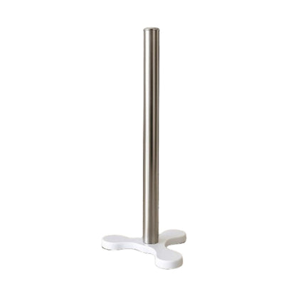 Home Collection Stainless Steel Paper Towel Holder Countertop Suction Base White