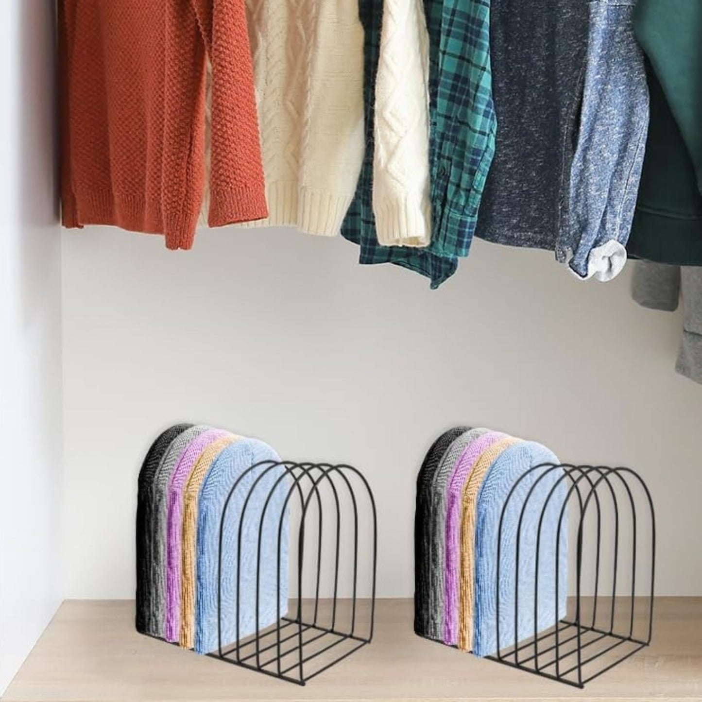 Home Collection Metal Holder Organizer Rack Knitted Hat Storage Display Stand