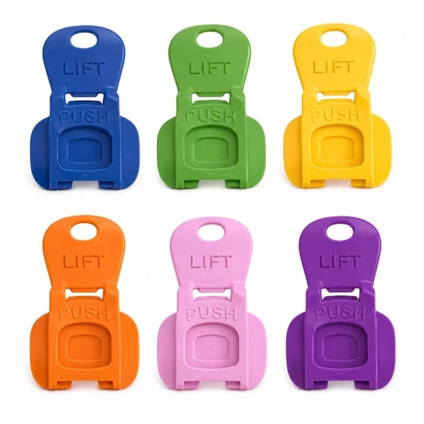 Home Collection Pack of 6 Colorful Can Lids and Tab Openers Drink Covers