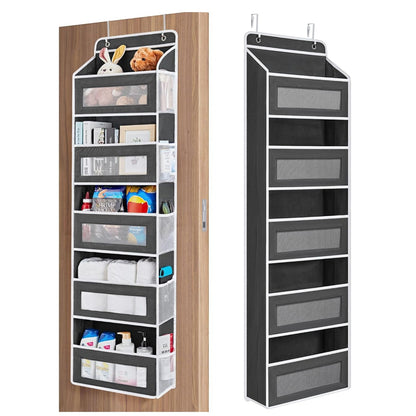 Home Collection 5-Shelf Over the Door Organizer Storage with Large Pockets