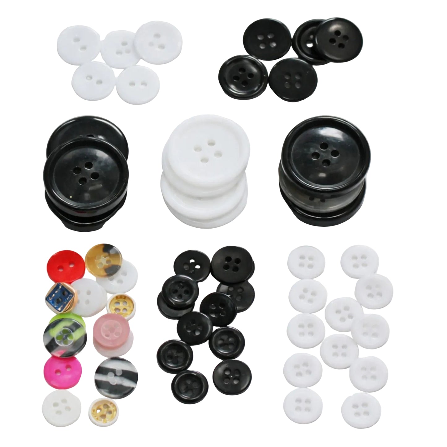 Home Collection 60 Pieces Assorted Sewing Buttons