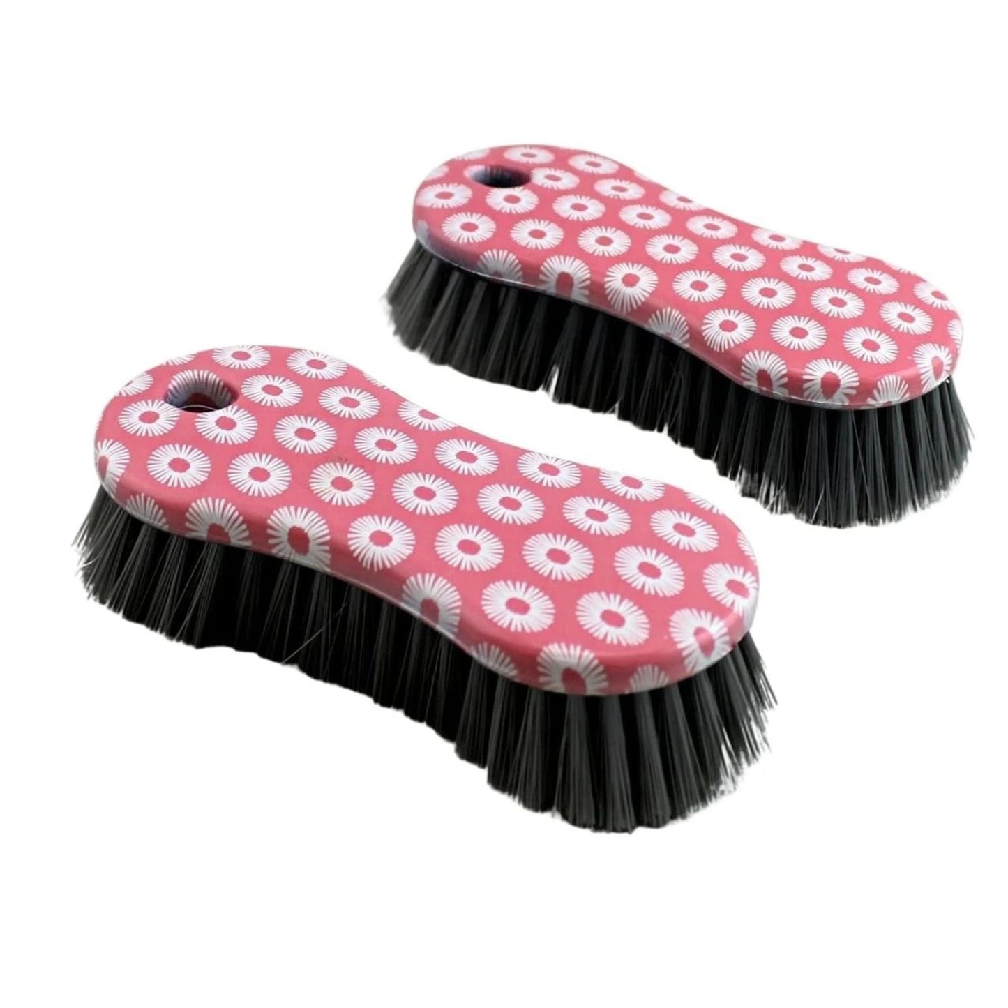 Home Collection Pack of 2 Scrub Brush Multi Purpose Cleaning Tool Pink