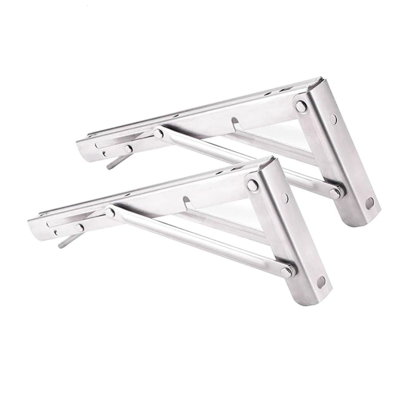 Home Collection 2Pcs Folding Shelf Brackets 14"