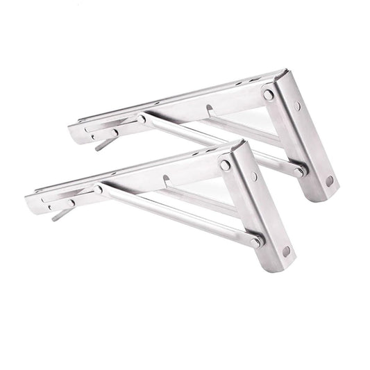 Home Collection 2Pcs Folding Shelf Brackets 14"