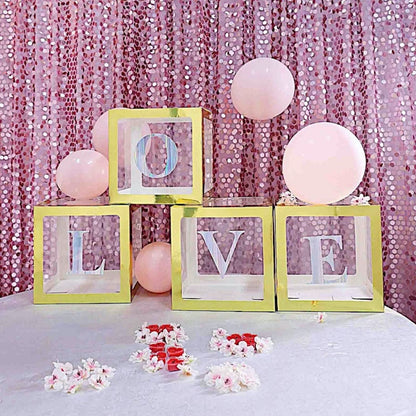 Home Collection Pack of 4 Letter Stickers 5"