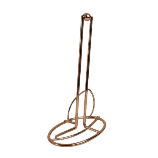Home Collection Countertop Rose Gold Steel Paper Towel Holder