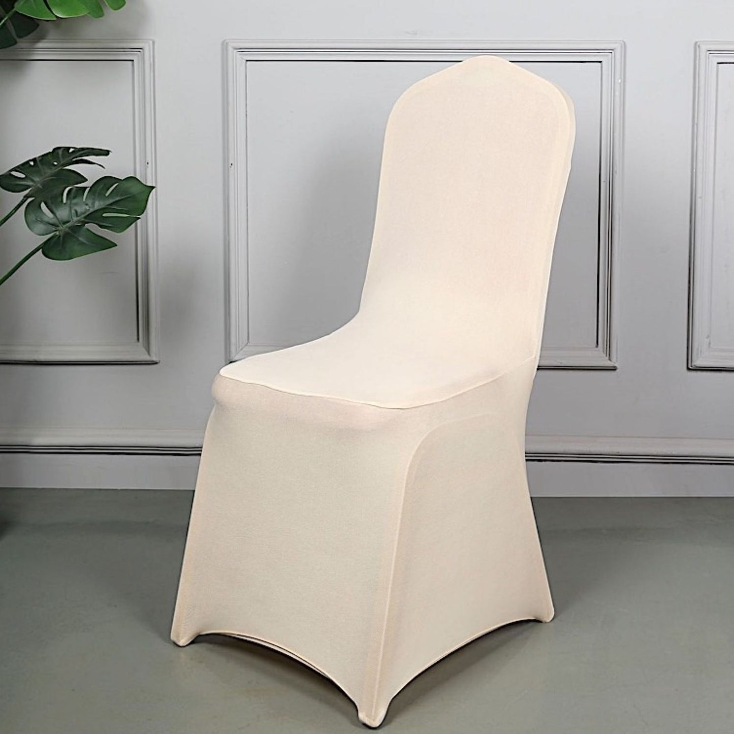 Home Collection Pack of 6 Banquet Stretch Spandex Chair Covers