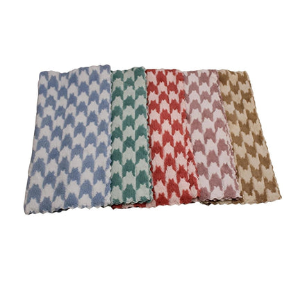 Home Collection Pack of 5 Microfiber Cleaning Cloths 11.5x11.5