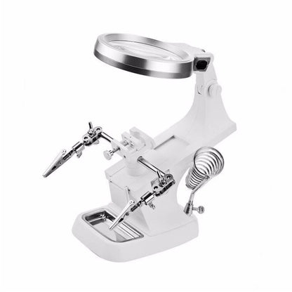 Home Collection Third Hand Soldering Iron Stand with Magnifier