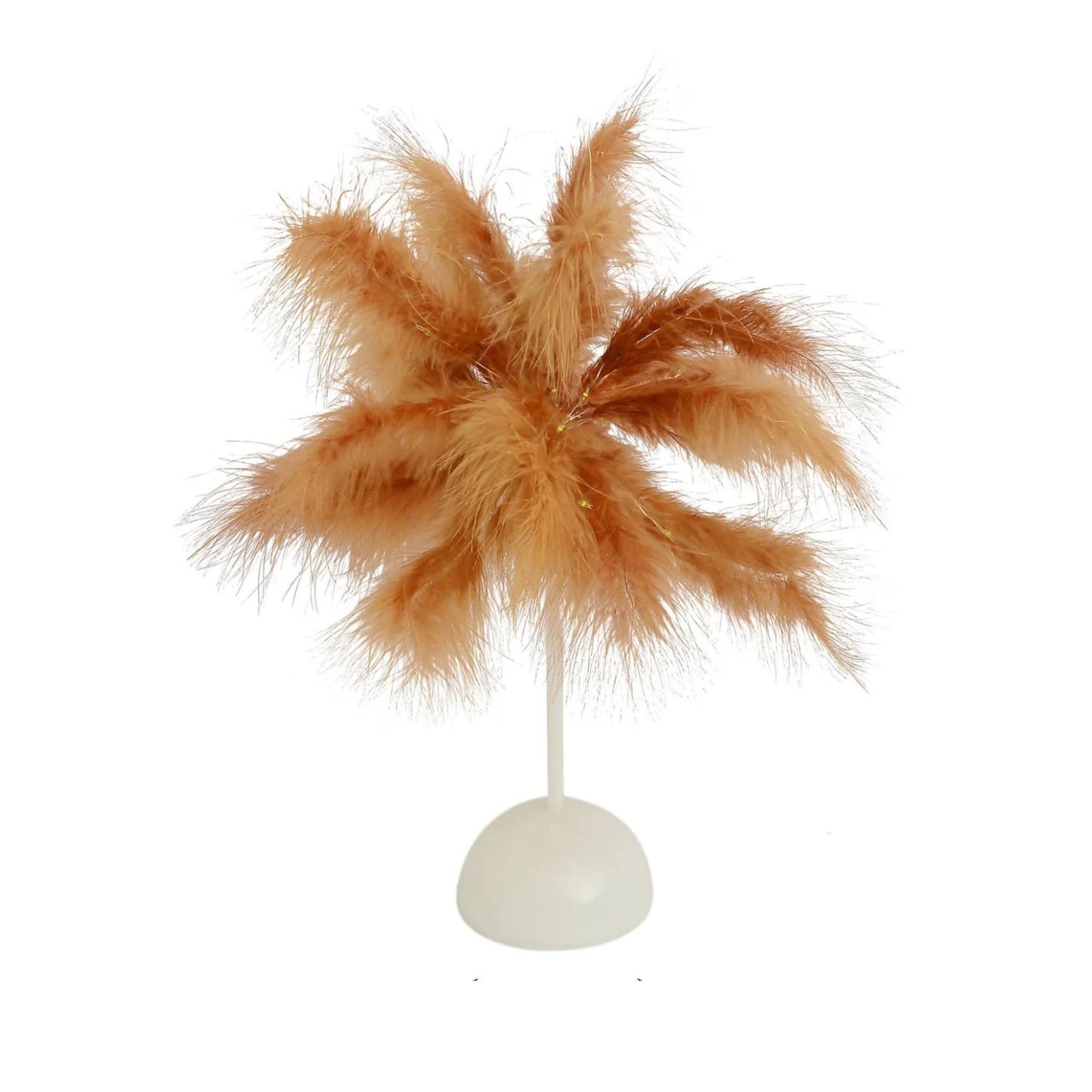 Home Collection Feather Desk Lamp Table Light 15"