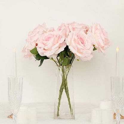Home Collection 2 Bushes 17" Premium Silk Roses