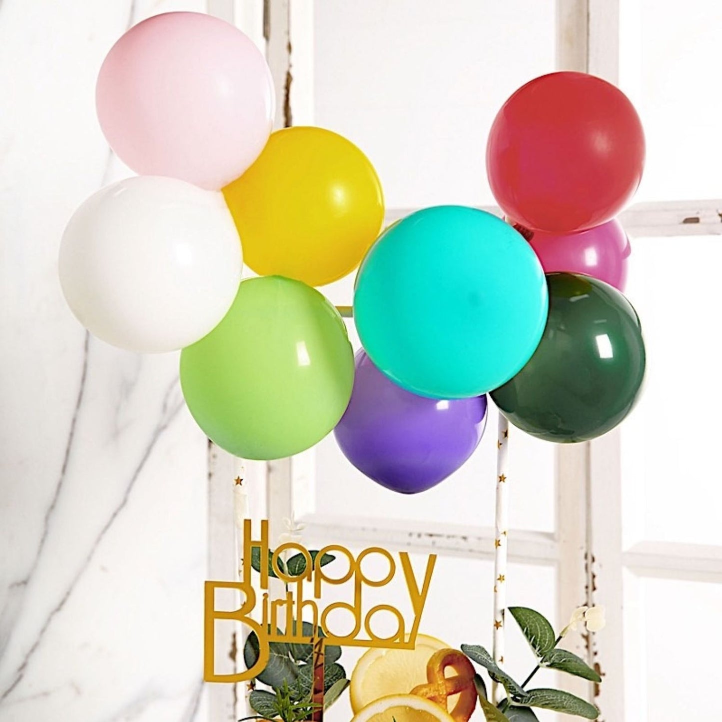 Home Collection Mini Balloon Garland Cake Topper Set
