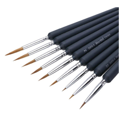 Home Collection Pack of 9 Mini Paint Brush Set