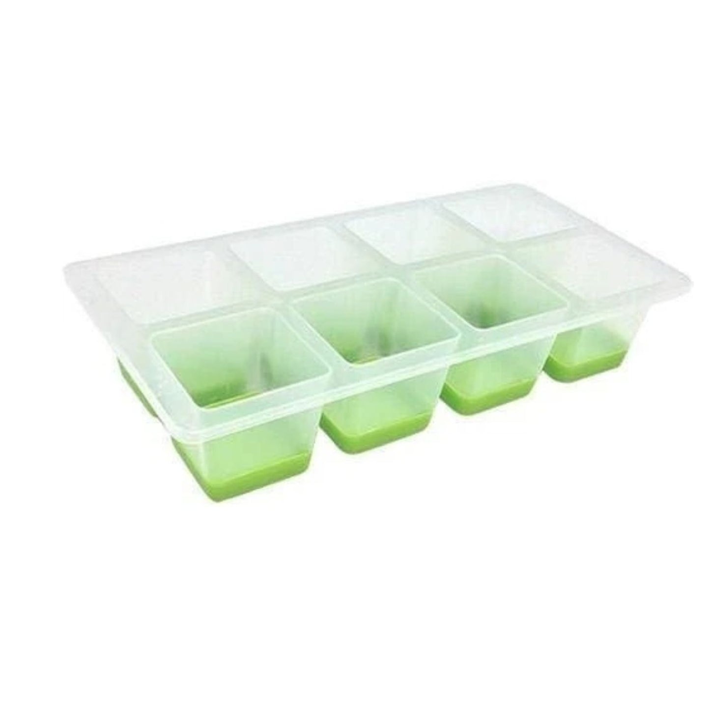 Home Collection Pack of 2 Jumbo Ice Cube Trays Green