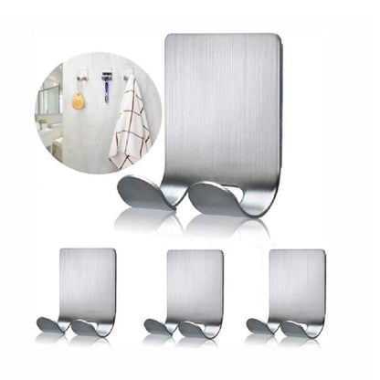 Home Collection Pack of 4 Adhesive Razor Holder Hooks