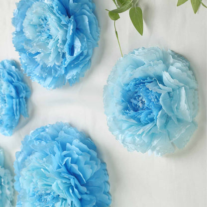 Home Collection Pack of 12 Large Carnation Paper Tissue Flowers