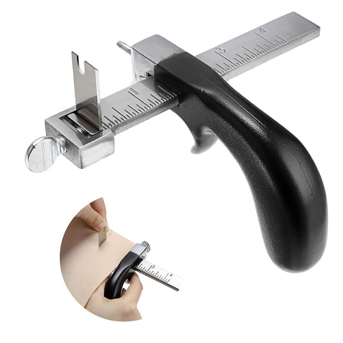 Home Collection Leather Strap Cutter Tool