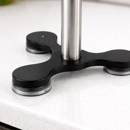 Home Collection Black Stainless Steel Paper Towel Holder