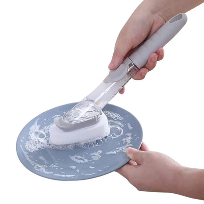 Home Collection 2 in 1 Soap Dispensing Dish Brush with Refill Head
