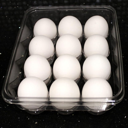 Home Collection Stackable Plastic Egg Holder for Refrigerator with Lid
