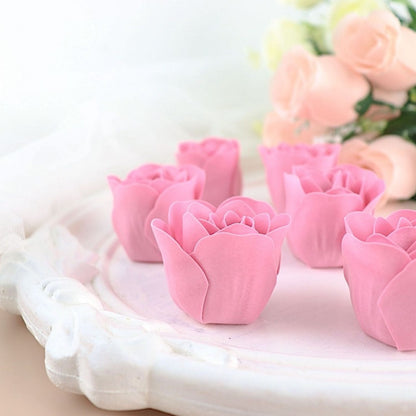 Home Collection Pack of 24 Scented Rose Soap Gift Boxes with Ribbons