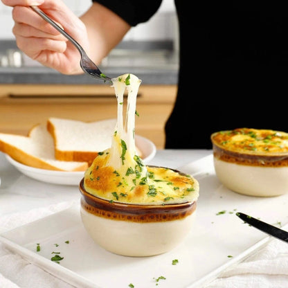 Home Collection Set of 4 French Onion Soup Crocks 12 oz
