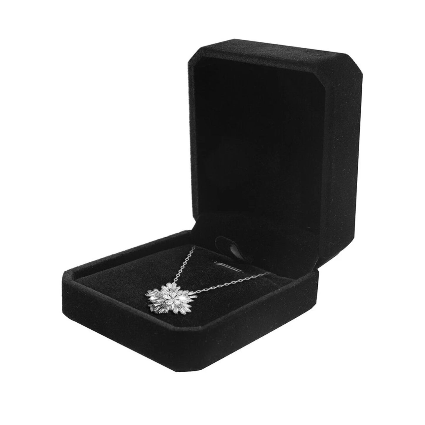 Home Collection 5-Pack Velvet Necklace Pendant Gift Boxes