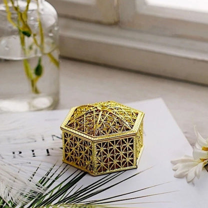 Home Collection Pack of 12 Mini Hexagon Treasure Boxes 3"