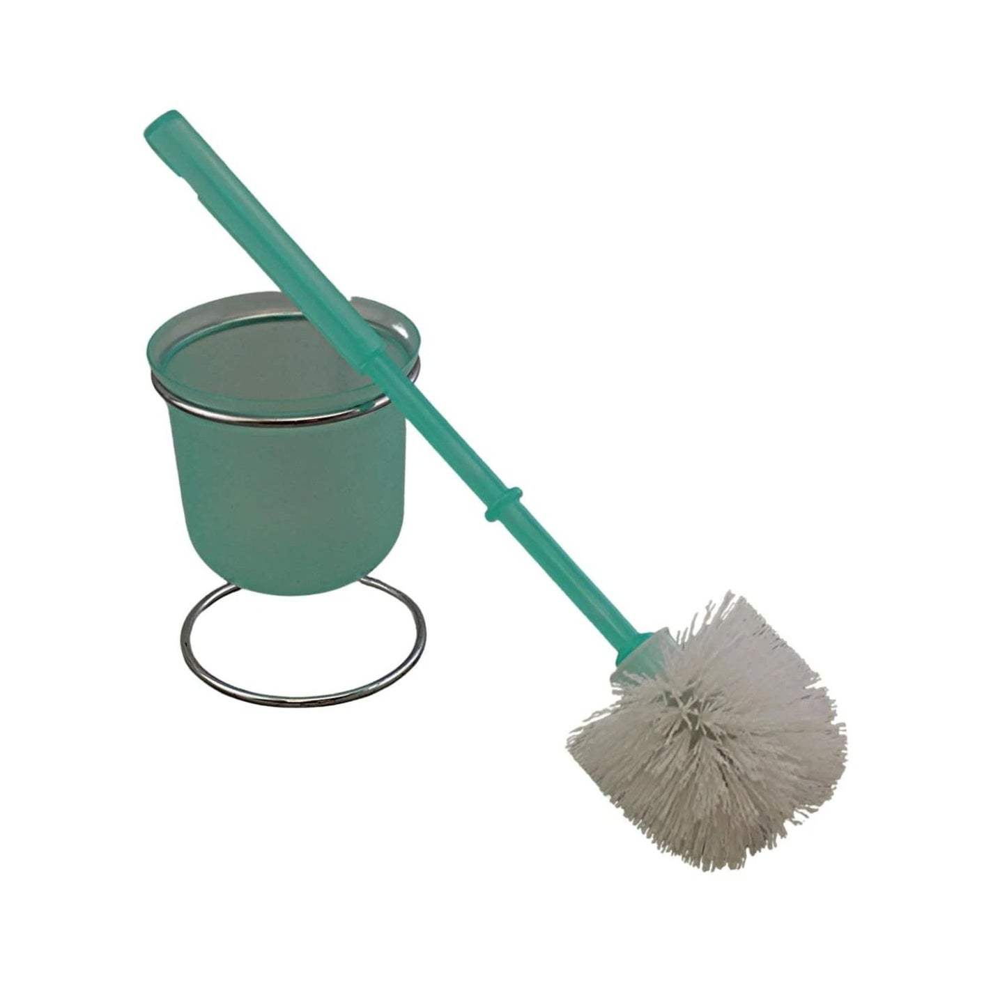 Home Collection Pack of 2 Standing Toilet Brush Set with Compact Holder