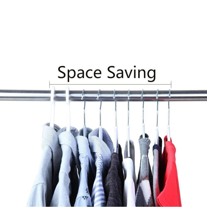Home Collection 50 Pack Plastic Clothes Hangers with Non-Slip Pads