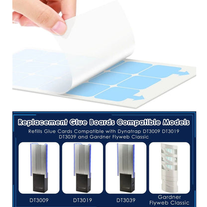 Home Collection 12-Pack Replacement Glue Sticky Cards for Dynatrap