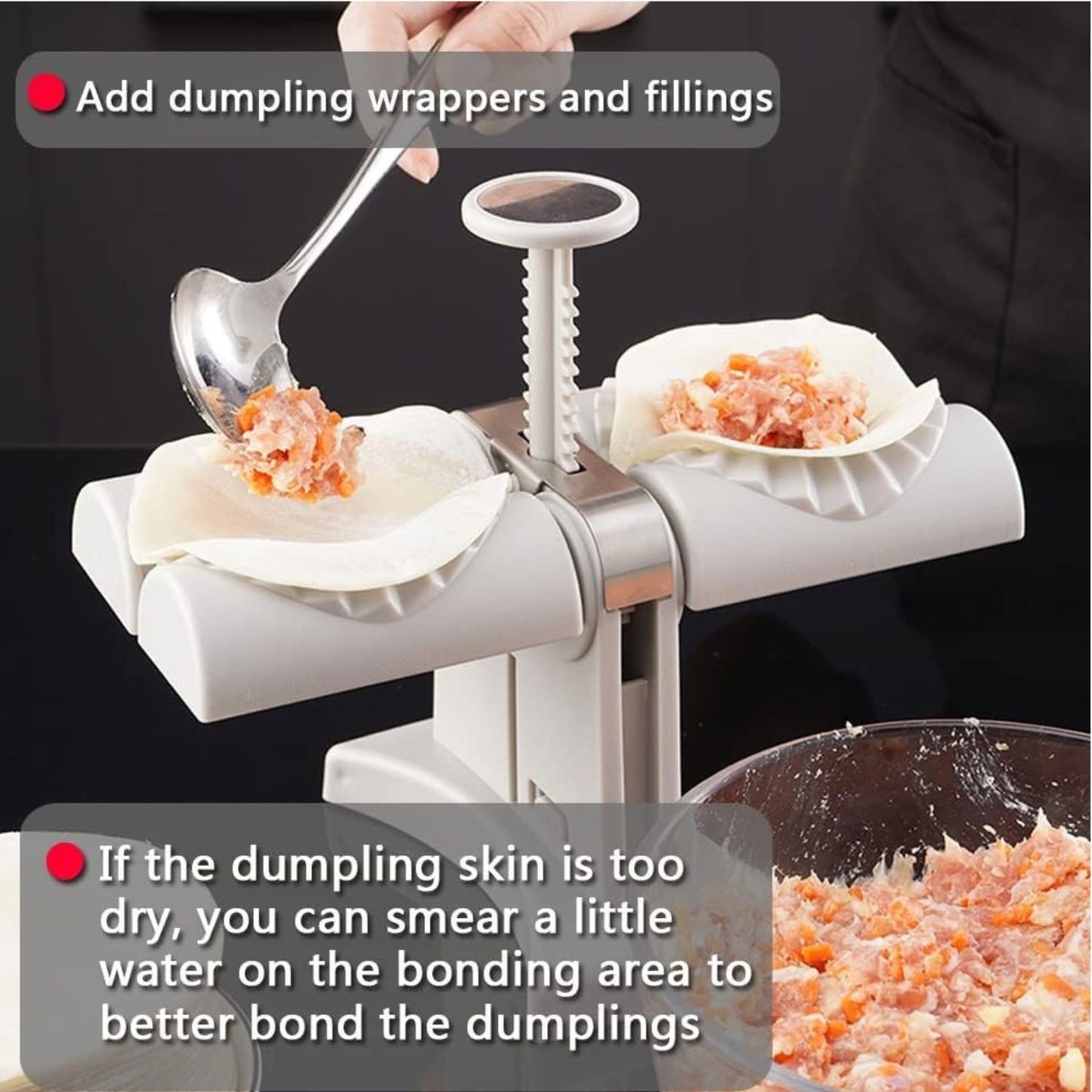 Home Collection 2-in-1 Automatic Dumpling Maker Mold