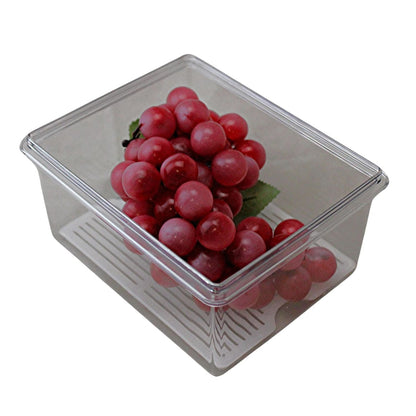 Home Collection Pack of 3 Airtight Food Storage Containers with Drain