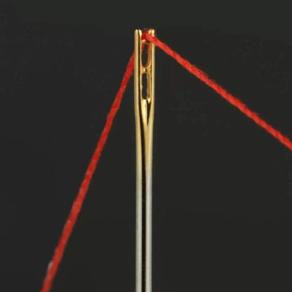 Home Collection Pack of 24 Self Threading Sewing Needles with Case