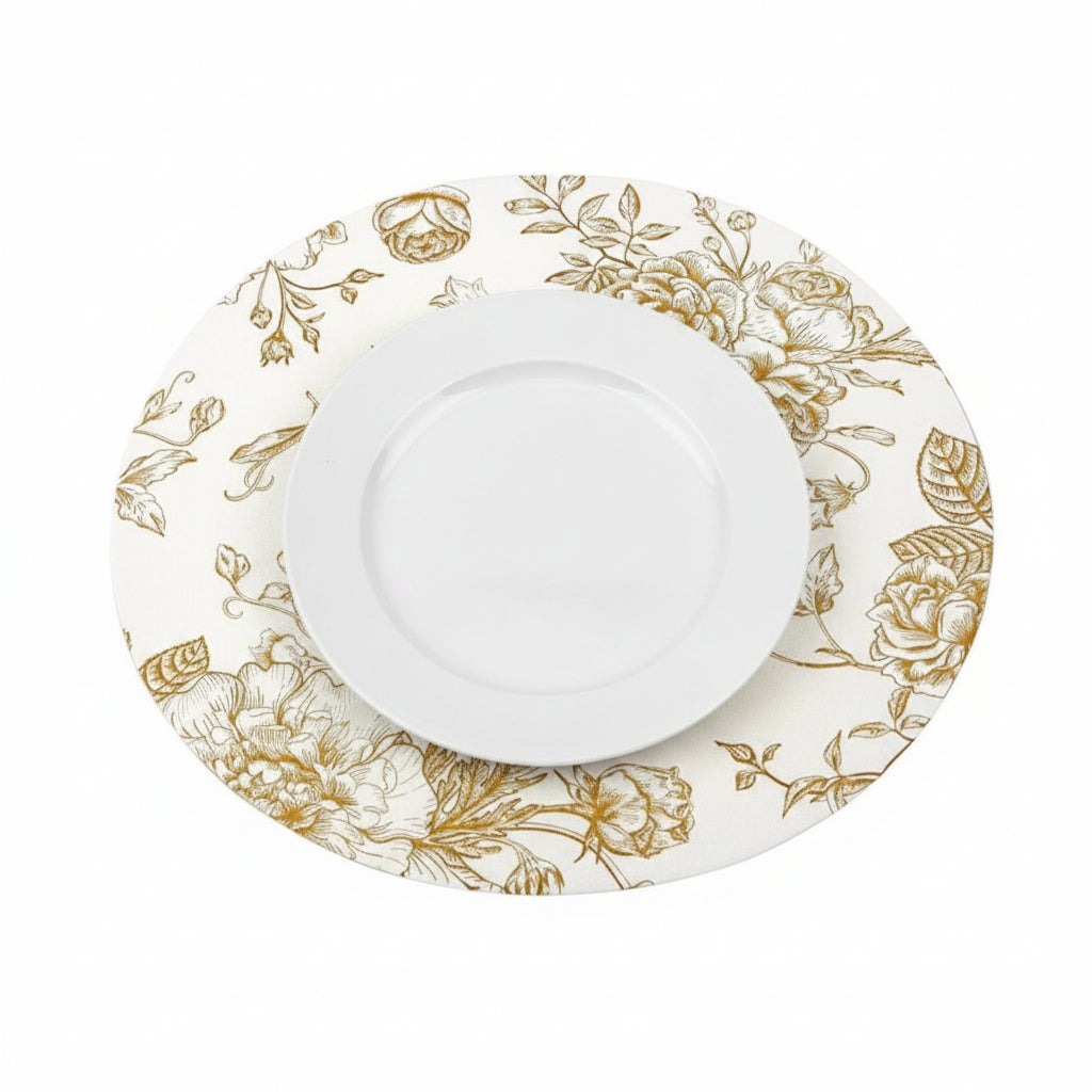 Home Collection Pack of 10 White Cardboard Paper Placemats 13 Inch